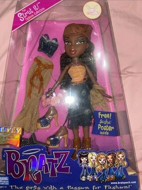 Rare Vintage HTF V1 Bratz Sasha Fashion Doll - STRUT IT!